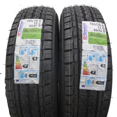 2 x BF GOODRICH 165/70 R14 C 89/87R Activan Sommerreifen  2017 VOLL - Bild 1 von 4
