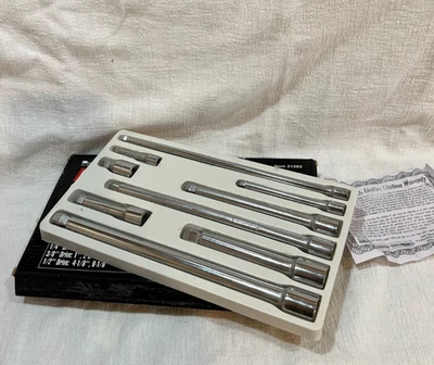 Wobble Extension set  1/4" 3/8" 1/2" Socket  Ratchet Drive  9 pc. Pittsburgh - Image 1 of 4