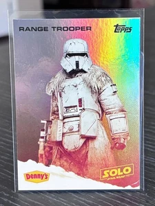 2018 Topps Denny's Solo: A Star Wars Story Range Trooper Foil Card RARE /100 - Picture 1 of 2