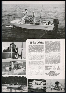 Boston Whaler Boat 1964 6 fotos anuncio impreso vintage - Imagen 1 de 7