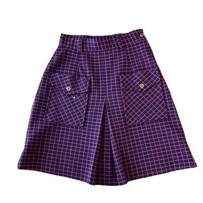 Douglas Marc Women’s Vtg 60s Skirt Sz 7/8 Or XS Jan Brady Retro 70s School Girl￼ - Photo 1/4