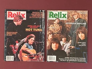 Relix Magazine Jefferson Airplane Hot Tuna Vol 13.2 & 14.2 1986&7 Grateful Dead - Picture 1 of 11