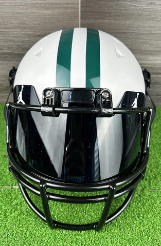 New York Jets Schutt Throw Back Full-Size Authentic Football Helmet Adult Small Cover