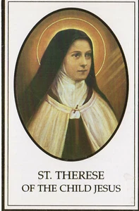 Holy Card(New)St Therese of The Child Jesus With My Novena Rose Prayer - Picture 1 of 3
