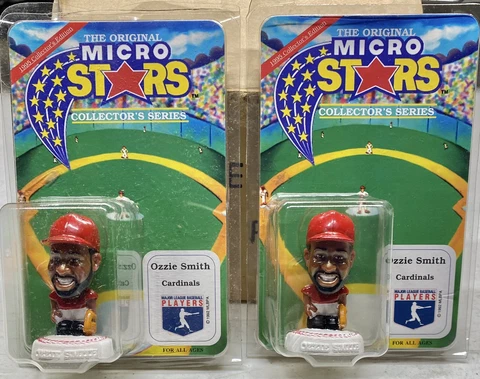 2-OZZIE SMITH St. Louis Cardinals 1995 Micro Stars Collector's Series Figure Cover