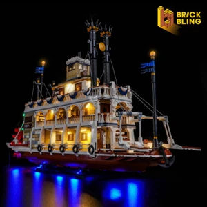 Luz LED BrickBling para LEGO Ideas River Steamboat 21356 (Estándar) - Imagen 1 de 15