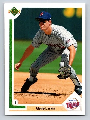 Gene Larkin 1991 Upper Deck #501 Minnesota Twins - Image 1 of 2