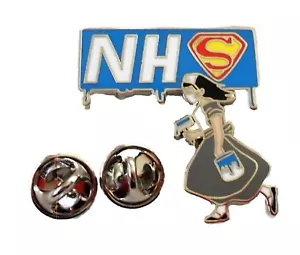 *NEU* NHS Nurse 'Superhero' Emaille Pin Abzeichen. Graffiti, Street Art, Banksy - Bild 1 von 1