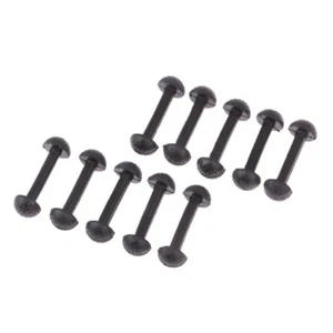 10X For Motu Leg Band Vintage Figures Replacement Connectors Clip Black Rubber - Picture 1 of 12