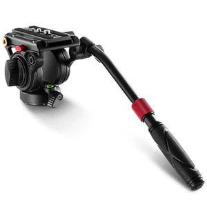 Metal Video Tripod Fluid Head with Quick Release Plate,Heavy Duty - Picture 1 of 8