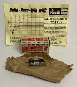 VINTAGE REVELL-PITTMAN 5 POLE 12 VOLT SLOT CAR RACING MOTOR MODEL RP 66-A (BNIB) - Picture 1 of 8