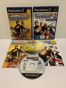American Chopper 1 & 2 Full Throttle *VGC* w/ Manuals PS2 Games Playstation 2 - Picture 1 of 8