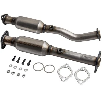 Rear Catalytic Converters Set for Infiniti QX56 5.6L 2004-2010 Engine VK56DE EPA - Image 1 of 4