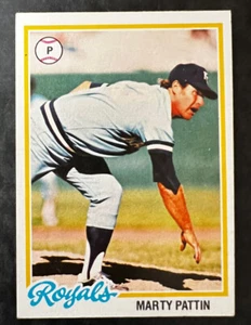 Topps Marty Pattin 1978 #218 Kansas City Royals excelente estado - Imagen 1 de 2