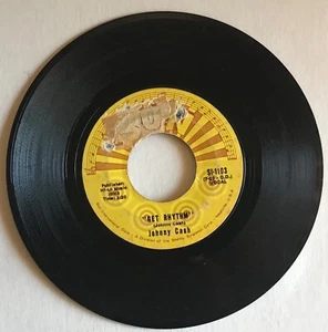 Johnny Cash - Get Rythm / Hey Porter - 1969 - 45 Record - Picture 1 of 2