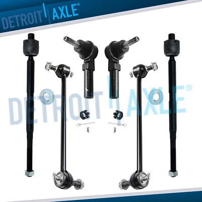 Kit Tierods Internos Externos Links Barra de Balanço Frontal para XL-7 Torrent Equinox Saturn Vue - Imagem 1 de 4