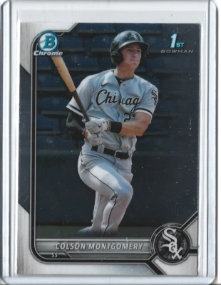 2022 Bowman Chrome Prospects #BCP71 Colson Montgomery - Image 1 of 2