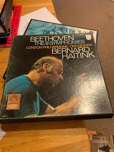 BEETHOVEN THE 9 SYMPHONIES HAITINK PHILIPS 6747307 7 LP BOX - Picture 1 of 2