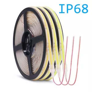 12V 24V COB LED Streifen Licht IP68 IP67 Wasserdicht Flexible LED Lampe 320LED 5m 10m - Bild 1 von 27