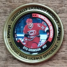 1997-98 Irwin Toys Hockey Katch Coin Gold Version Medallion #27 Stu Grimson