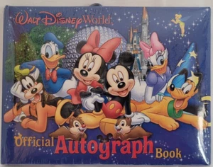 Disney World Parks Official Autograph Book Mickey & Friends  Authentic  (no pen) - Picture 1 of 4
