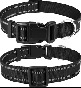 30 Stück Reflektierendes Nylon Hundehalsband GROSSHANDEL Verstellbar Schnellverschluss S - Bild 1 von 4