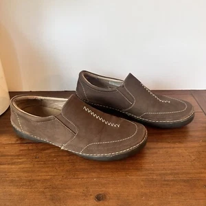 Mocasines Orthaheel ADDISON para mujer talla 10M mocasines de cuero nobuck marrón - Imagen 1 de 16