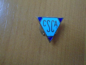 VINTAGE CSCA CIVIL SERVICE CLERICAL TRADE UNION - ENAMEL LAPEL BADGE - FATTORINI - Picture 1 of 2