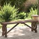 Garden Bench 115 Cm Solid Wood Fir Vidaxl