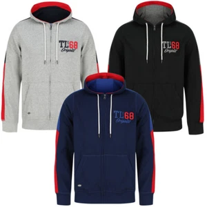 Tokyo Laundry Men's Hoody Zip Up Hooded Sweatshirt Tracksuit Tracky Top Hoodie - Picture 1 of 13