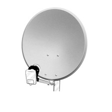 Emme Esse 60 cm Alu Satantenne Sat Schüssel Hellgrau