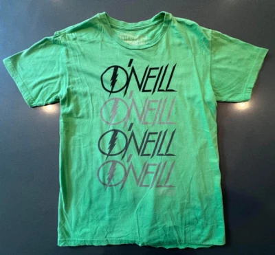 Винтажная футболка O'Neill - зеленый - Slim Fit - размер маленький - отличный логотип! - Изображение 1 из 4