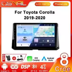 For Toyota Corolla 2018-2020 Stereo Audio GPS BT 2 Din Car Intelligent System - Picture 1 of 32