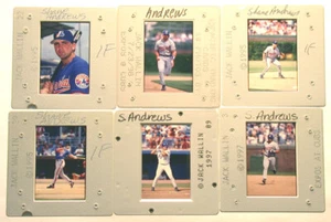 1995-97 MLB Montreal Expos Shane Andrews 6 fotos diapositivas negativas por J. Wallin - Imagen 1 de 1