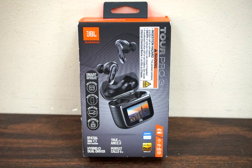 Charging Case for JBL Tour Pro 3 True Wireless Noise Canceling Earbuds Black