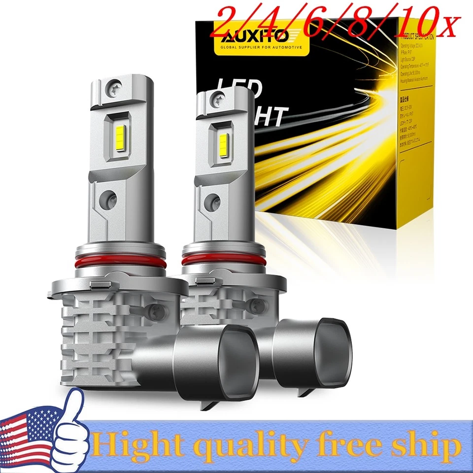 Kit de bombilla 2/4X HB3 9005 LED faros súper brillantes 360000LM haz alto/bajo 6500K Foto 1 de 1