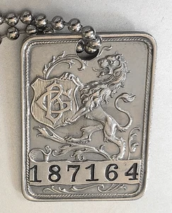 Vintage Charge Coin Tag: GIMBEL BROTHERS; NY & Philadelphia Dep't Store #187164 - Picture 1 of 2