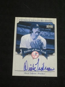 2003 Upper Deck Yankees Signature Dick Tidrow Autograph - Bild 1 von 2