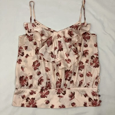 Lauren Conrad Women's Tank Top Blouse Pink Floral Print Sleeveless Size XS - Image 1 of 4