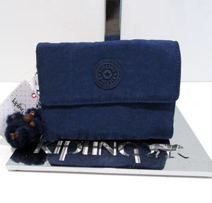 Kipling Pixi Tintenblau Geldbörse Medium Dreifachfaltung Organizer Neu mit Etikett - Bild 1 von 6