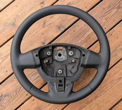 NEU LEDER Lenkrad für Opel Movano 2 II Van Bus 2004-2010 OEM Schwarz - Bild 1 von 4