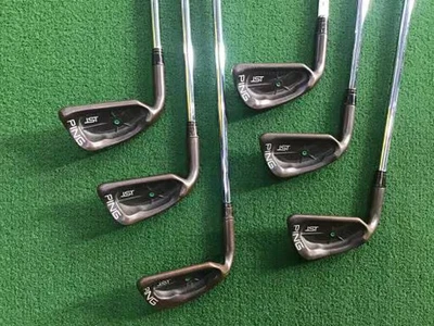 PING LH Iron Set ISI Beryllium Copper 5-9,W Steel Flex UNI Left Handed STORE - Image 1 of 4