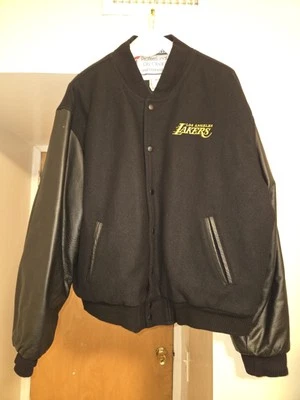 LOS ANGELES LAKERS LETTERMAN JACKET MADE IN USA - Image 1 of 4