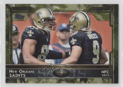 2015 Topps STS Camo /399 New Orleans Saints Drew Brees #242 - Image 1 of 2