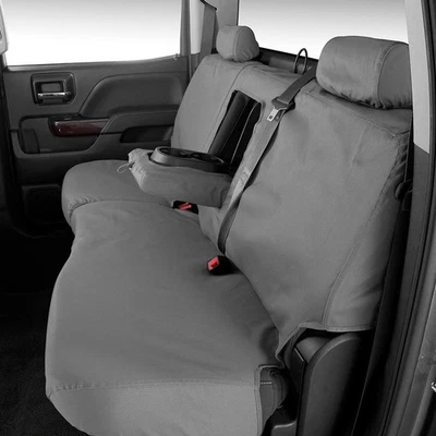 Covercraft SeatSaver Rear Grey Polycotton Seat Covers for Silverado Sierra Crew - Image 1 of 4