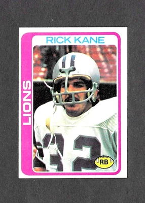 1978 TOPPS SET-BREAK # 126 RICK KANE (RC) DETROIT LIONS ROOKIE EX-MT - Image 1 of 2