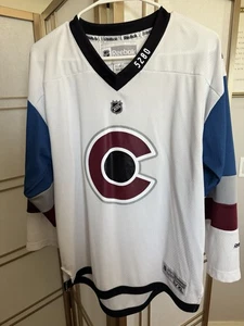 Reebok Colorado Avalanche 2016 NHL Stadium Series Jersey White Youth L/XL - RARE - Picture 1 of 9