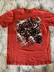 South Pole Graphic Tee Red Plaid Design #2  - Picture 1 of 4