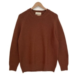 Sheep Inc ultrafeiner Merinowolle Pullover Herren Größe 2 mittelbraun Rundhalsausschnitt - Bild 1 von 12
