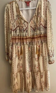Sundance Dress Silk Women’s Size 10 Long Sleeve Knee Length - Picture 1 of 11